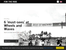 Tablet Screenshot of fortheride.com